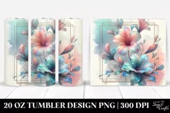Abstract Pastel Glossy Azalea made of 20 Oz Tumbler Product Image 1