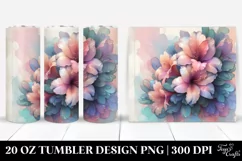 Abstract Pastel Glossy Azalea made of 20 Oz Tumbler Product Image 1