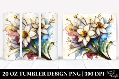 Abstract Wooden Stained Narcissus Tumbler | 20 Oz Tumbler Product Image 1