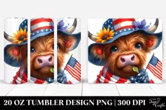 Highland Cow Portrait | 20 Oz Tumbler Product Image 1