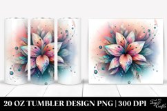 Abstract Vibrant Pastel Lily | 20 oz Tumbler Product Image 1