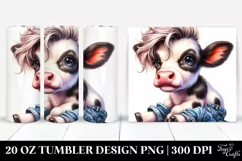 Revolted Baby Cow 20 Oz Tumbler Product Image 1