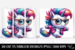 Baby Unicorn Dancing | 20 oz Tumbler Product Image 1
