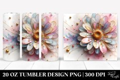 Abstract Shiny Gerbera Clipart 20 Oz Tumbler Product Image 1