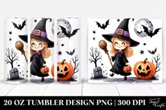Simple Funny Halloween Witch 20 Oz Tumbler Product Image 1