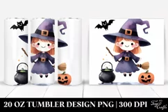 Simple Funny Halloween Witch 20 Oz Tumbler Product Image 1