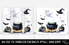 Simple Funny Halloween Cauldron 20 Oz Tumbler Product Image 1