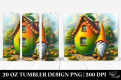 Digital Painting Pastel Gnome Turquoise | 20 Oz Tumbler Product Image 1