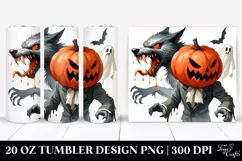 Simple Funny Halloween Werewolf 20 Oz Tumbler Product Image 1