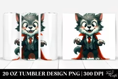 Simple Funny Haloween Werewolf 20 Oz Tumbler Product Image 1