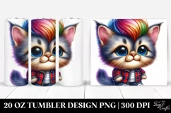 Cute Baby Cat Playing | 20 oz Tumbler Product Image 1