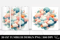Whimsical Cloud Tumbler | 20 Oz Tumbler Product Image 1