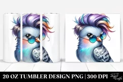 Cute Baby Dove Posing | 20 oz Tumbler Product Image 1
