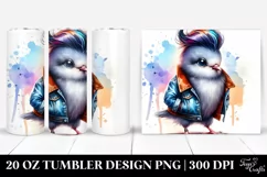 Cute Baby Dove Posing | 20 oz Tumbler Product Image 1