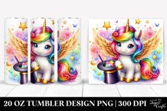 Baby Unicorn Magician. 20 oz Tumbler Design Product Image 1