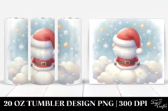 Pastel Santa View | 20 Oz Tumbler Product Image 1