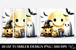 Simple Funny Haloween Full Moon 20 Oz Tumbler Product Image 1