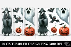 Funny Nightmare Halloween Clipart 20 Oz Tumbler Product Image 1