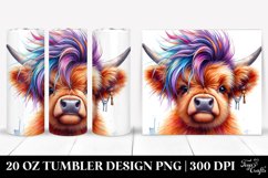 Contempt Highland Cow, PNG Product Image 1