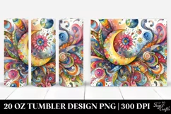 Vibrant Whimsical Drawing 20 oz Tumbler Product Image 1