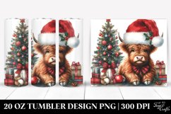 Christmas PNG 20 Oz Tumbler Design Product Image 1