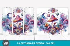 Colorful Magical Celestial Mushroom | 20 oz Tumbler Product Image 1