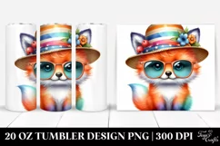 Colorful Baby Fox | 20 Oz Tumbler Product Image 1