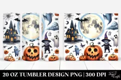 Simple Funny Full Moon Halloween Clipart 20 Oz Tumbler Product Image 1