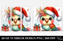 Stylish Parrot for Christmas,Transparent PNG Product Image 1