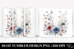Simple Washed Watercolor with Shadows | 20 oz Tumbler Product Image 1