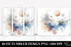 Simple Washed Watercolor with Shadows | 20 oz Tumbler Product Image 1