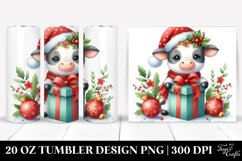 Christmas PNG 20 Oz Tumbler Design Product Image 1