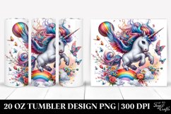 Baby Unicorn Spring Petals. 20 oz Tumbler Design Product Image 1