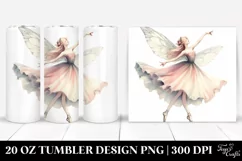Simple Vintage Dancing Fairy | 20 oz Tumbler Product Image 1