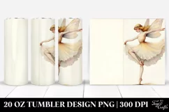Simple Vintage Dancing Fairy | 20 oz Tumbler Product Image 1