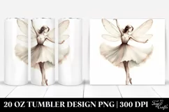 Simple Vintage Dancing Fairy | 20 oz Tumbler Product Image 1
