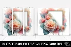 Glossy Begonia Artwork,Transparent PNG Product Image 1