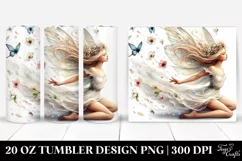 Fairy Tumbling with Spring Petals | 20 Oz Tumbler Product Image 1