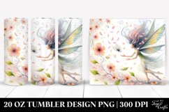 Fairy Tumbling with Spring Petals | 20 Oz Tumbler Product Image 1