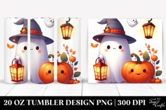 Cute Ghost with Lantern | 20 oz Tumbler Product Image 1