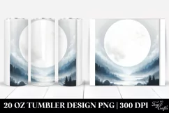 Digital Painting Moon | 20 oz Tumbler Product Image 1