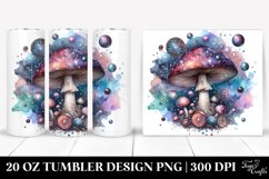Detailed Shiny Mystical Mushroom Tumbler | 20 oz Tumbler Product Image 1