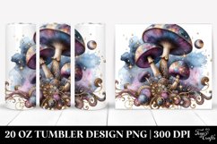 Detailed Shiny Mystical Mushroom Tumbler | 20 oz Tumbler Product Image 1