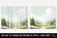 Simple Digital Painting | 20 oz Tumbler Product Image 1