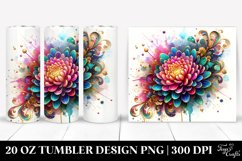 Colorful Chrysanthemum | 20 Oz Tumbler Product Image 1