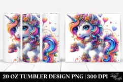 Cute Unicorn Style | 20 oz Tumbler Product Image 1