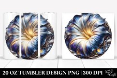 Detailed Morning Glory | 20 Oz Tumbler Product Image 1