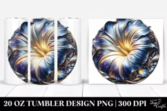 Detailed Morning Glory | 20 Oz Tumbler Product Image 1