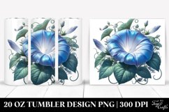 Detailed Morning Glory | 20 Oz Tumbler Product Image 1