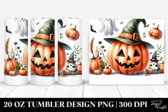 Simple Funny Haloween Pumpkin 20 Oz Tumbler Product Image 1